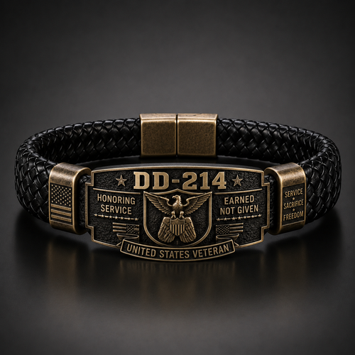 DD-214 Veteran Honor Bracelet - Only 17 Left