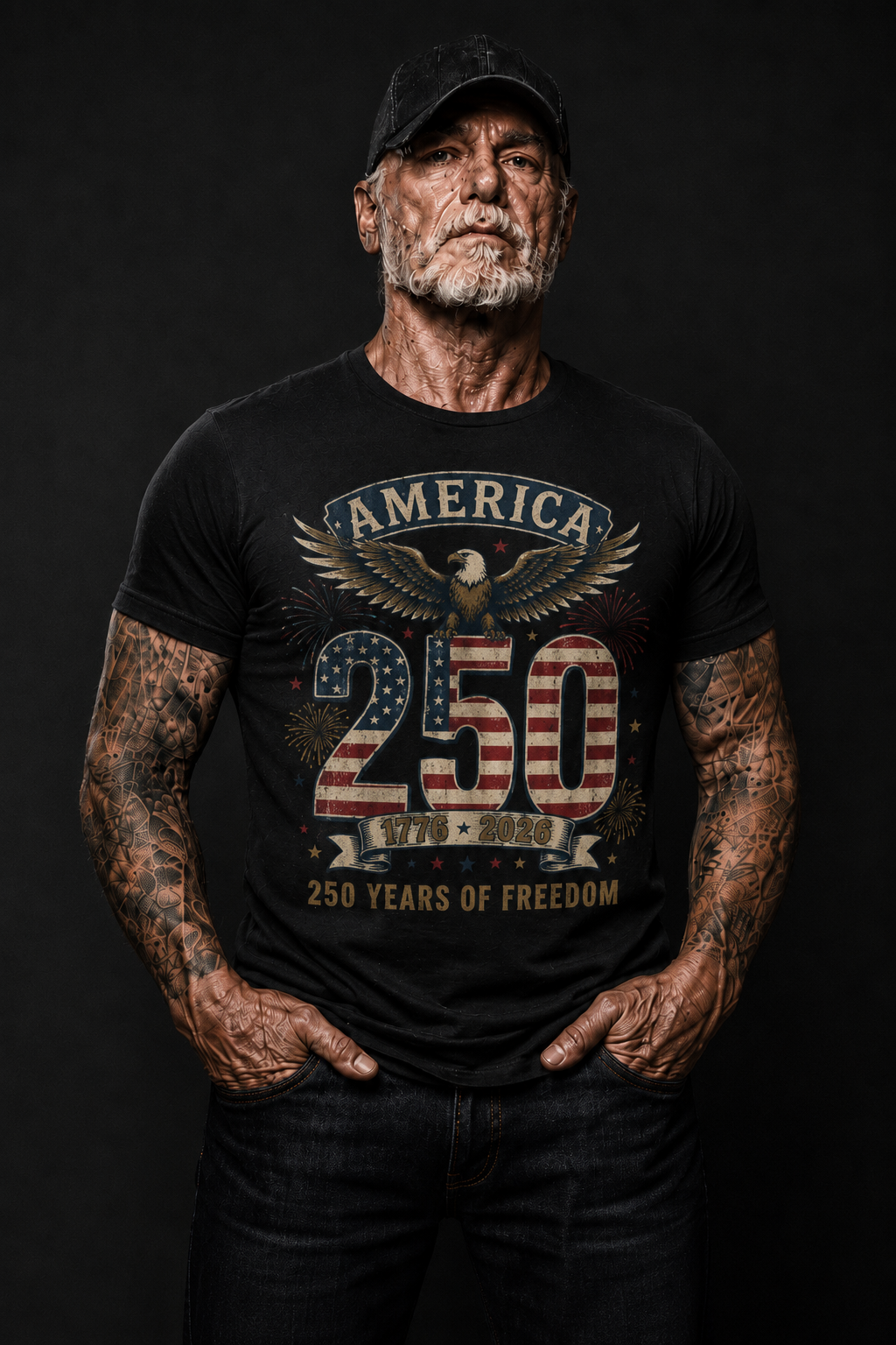 America 250th Anniversary Freedom Eagle T-Shirt