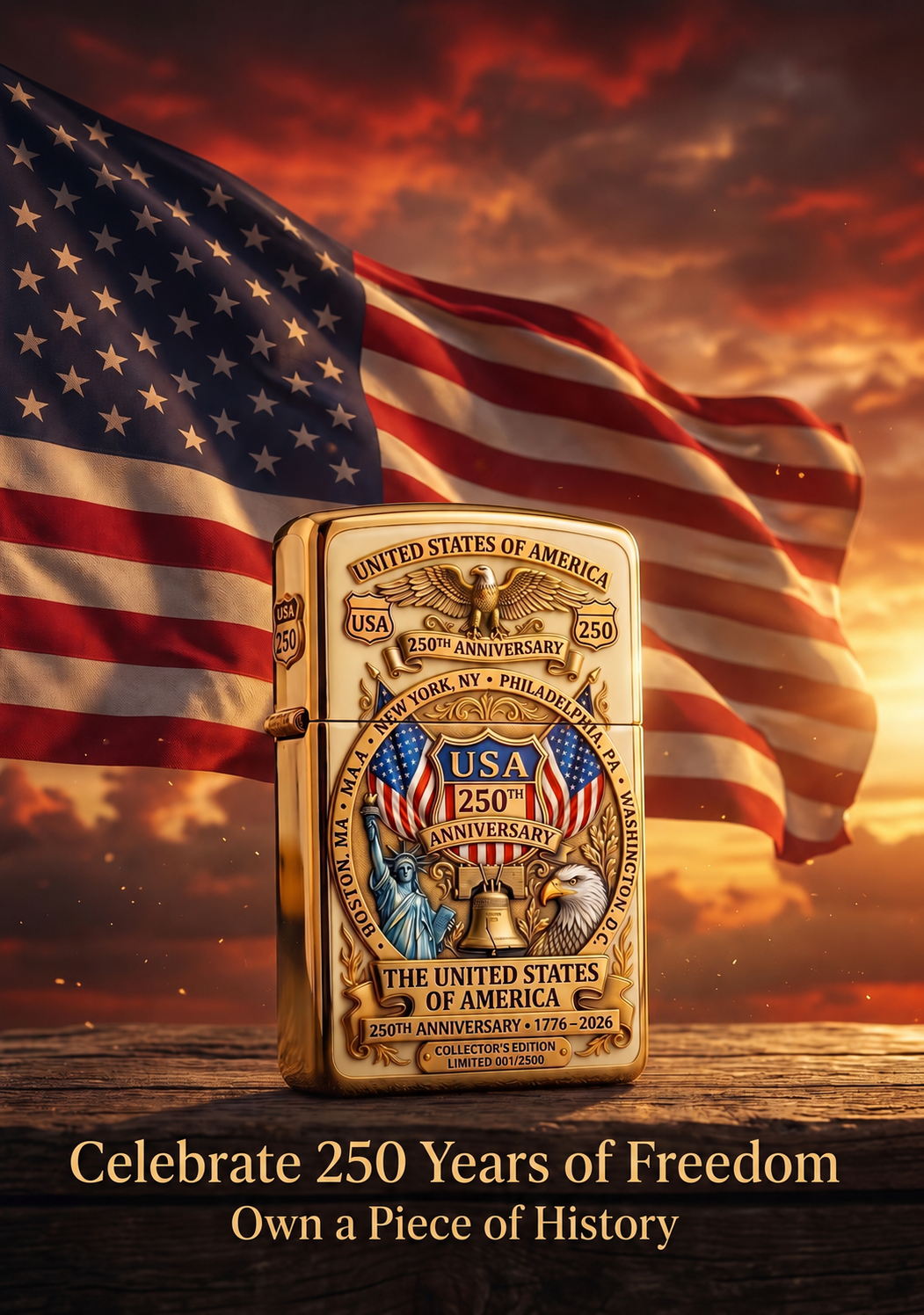 USA 250th Anniversary Lighter（BUY 3 FREE SHIPPING)