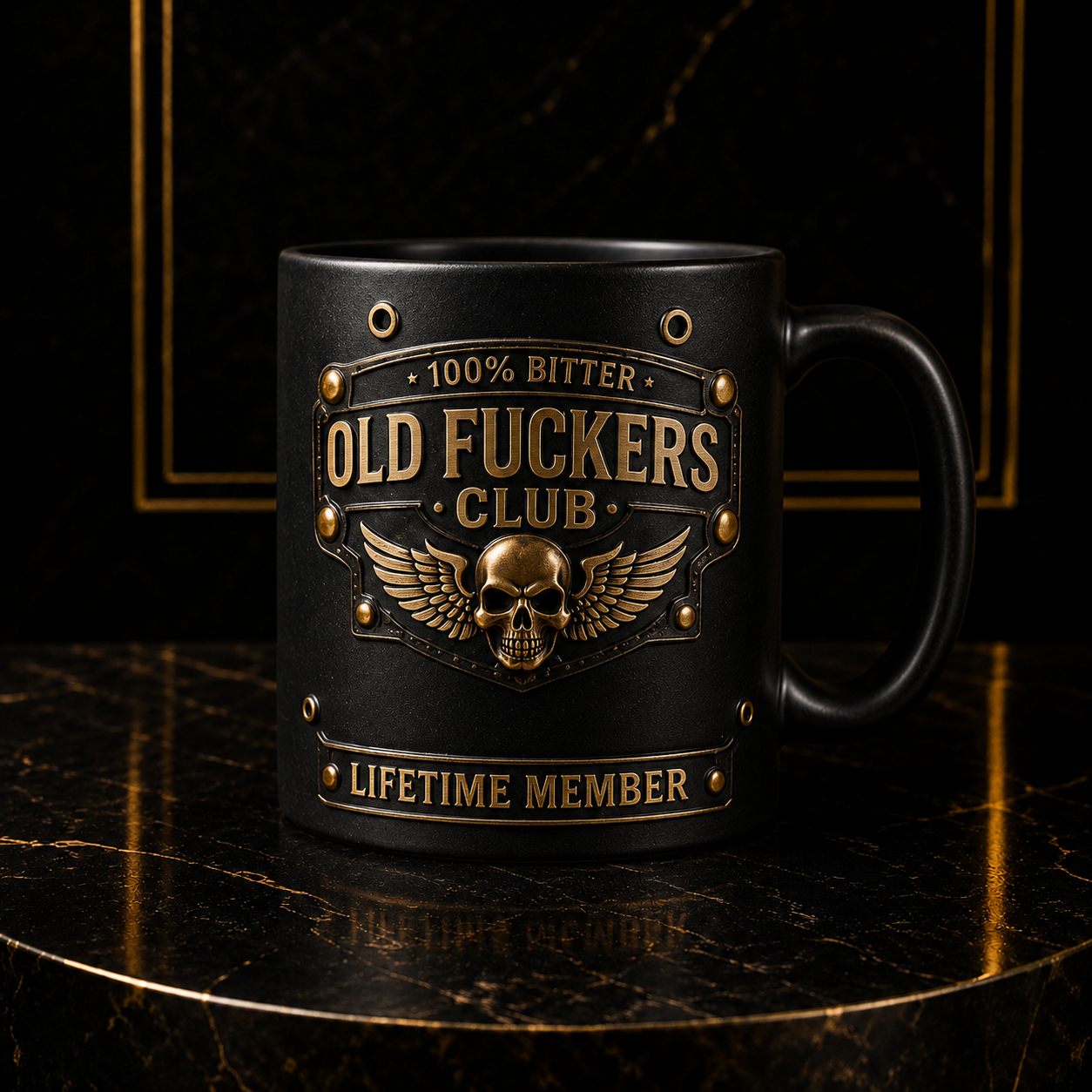 Old F*ckers Club Lifetime Member Double-Sided Collector Mug