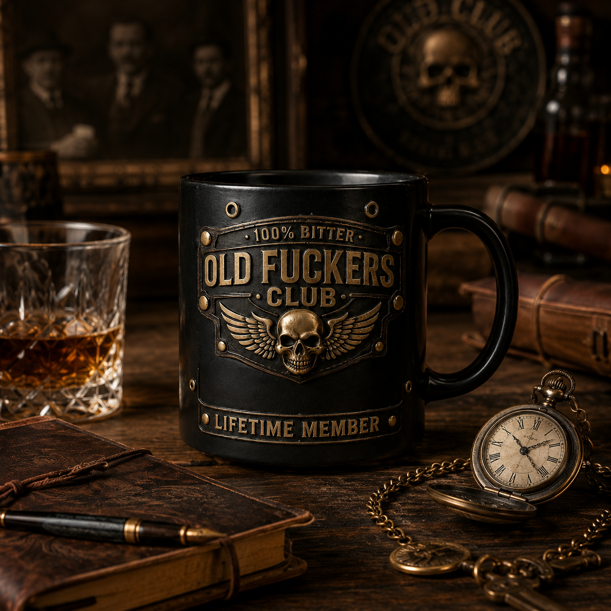 Old F*ckers Club Lifetime Member Double-Sided Collector Mug