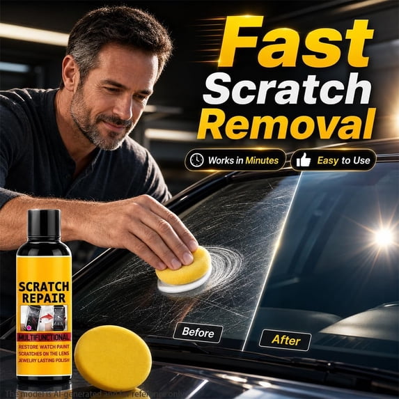 Multifunctional Scratch Repair Polish – Works on All Car Colors
