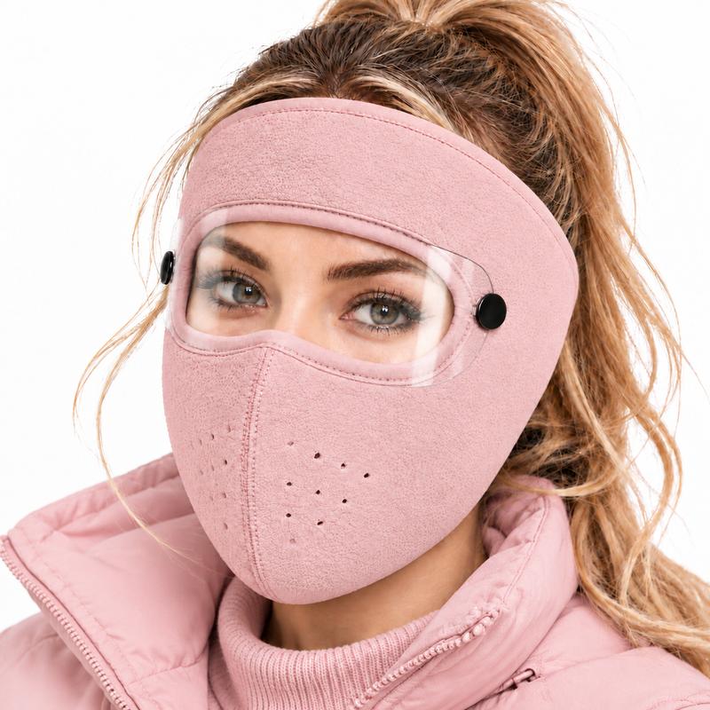 TopSpire®Winter Face Mask with Detachable Goggles, Windproof Thermal Fleece Lined Full Face Cover ❄️