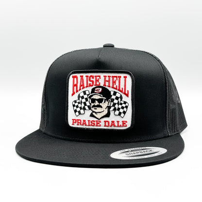 Raise Hell, Praise Dale Earnhardt "Vintage Truckers Original" Trucker Hat