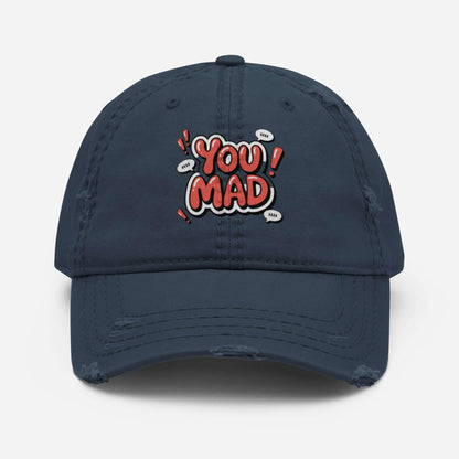 DUO MODERN "You Mad" Distressed Cap