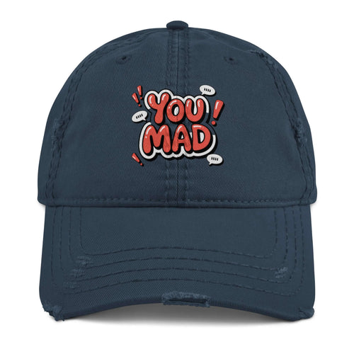 DUO MODERN "You Mad" Distressed Cap