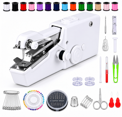 Handy Palm-Size Sewing Machine Kit 🧵✨ (DIY Friendly)🧸