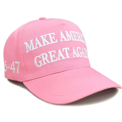 Premium Make America Great again Embroidered Trucker Hat  4 Sided Design