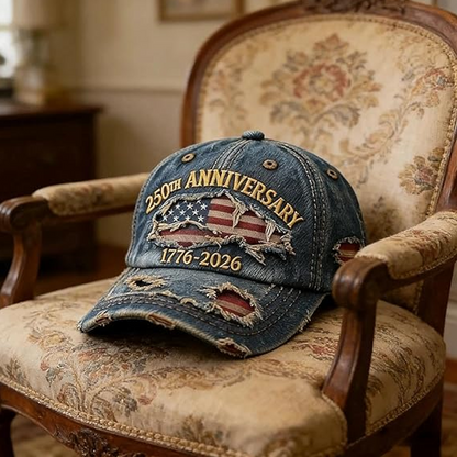 🎉2026 Hot Sale🔥250th Anniversary Distressed Baseball Cap
