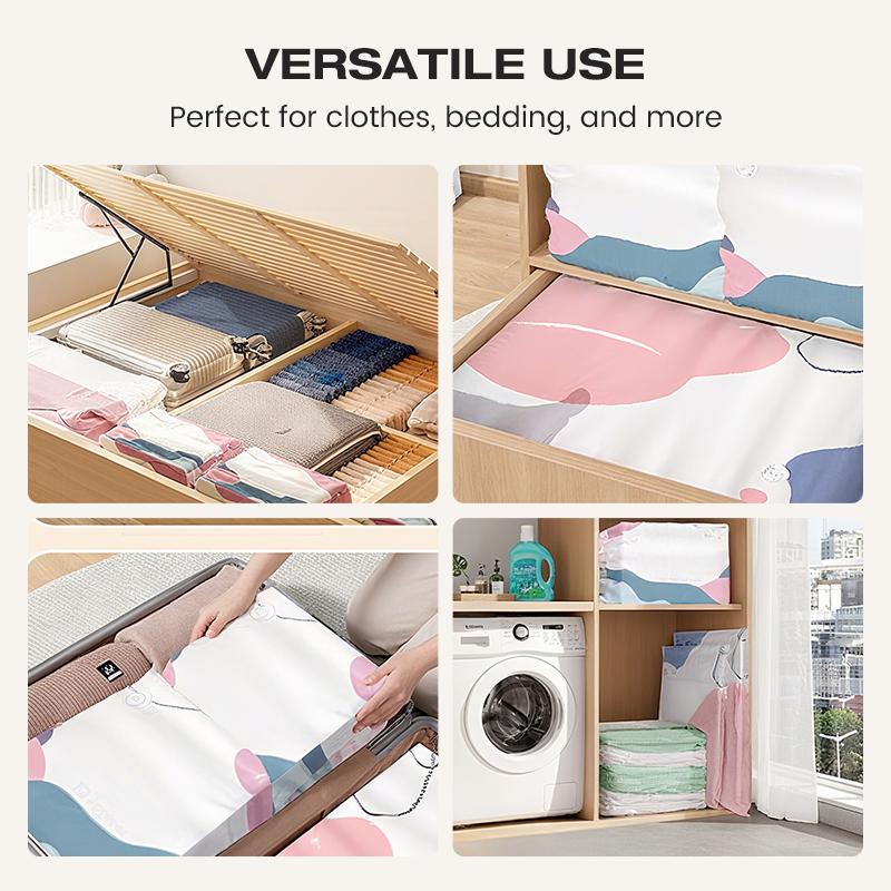 A🧳💨 50% OFF! No‑Pump Vacuum Storage Bags – Press & seal, no pump needed. Saves 80% space, keeps clothes dry & dust‑free. Perfect for bulky bedding & off‑season gear. 🛏️🗄️