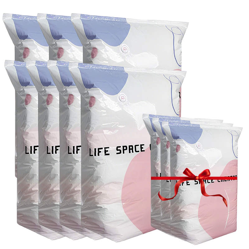 A🧳💨 50% OFF! No‑Pump Vacuum Storage Bags – Press & seal, no pump needed. Saves 80% space, keeps clothes dry & dust‑free. Perfect for bulky bedding & off‑season gear. 🛏️🗄️