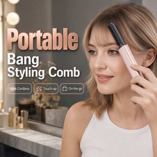🥳2026 HOT SALE🥳50% OFF! ✨TopSpire® Portable Cordless Hair Straightening Comb – heats in 3 seconds, smooths bangs & flyaways anywhere. Quick, neat styling on the go! 🛡️✅