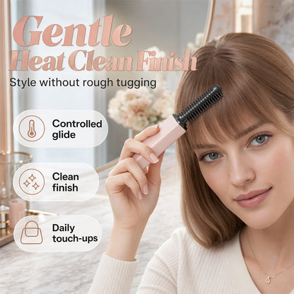 🥳2026 HOT SALE🥳50% OFF! ✨TopSpire® Portable Cordless Hair Straightening Comb – heats in 3 seconds, smooths bangs & flyaways anywhere. Quick, neat styling on the go! 🛡️✅