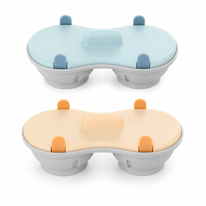 🍳⚡TopSpire®Dual-Compartment Microwave Egg Poacher | Cook Two Poached Eggs Quickly⏱️