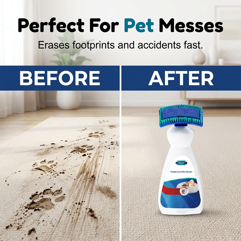 TopSpire® No-Wash Carpet & Sofa Cleaner with Brush