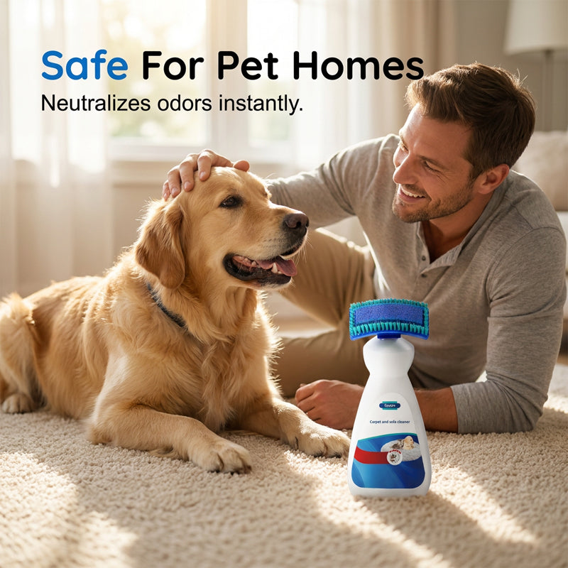 TopSpire® No-Wash Carpet & Sofa Cleaner with Brush