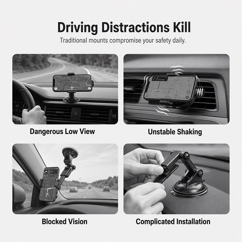 🔥TopSpire® Universal Sun Visor Car Phone Holder